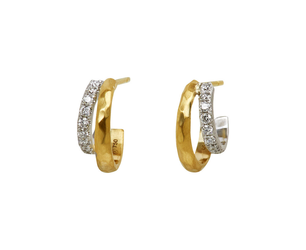 Doubled Diamond Tribute Hoops - TWISTonline 