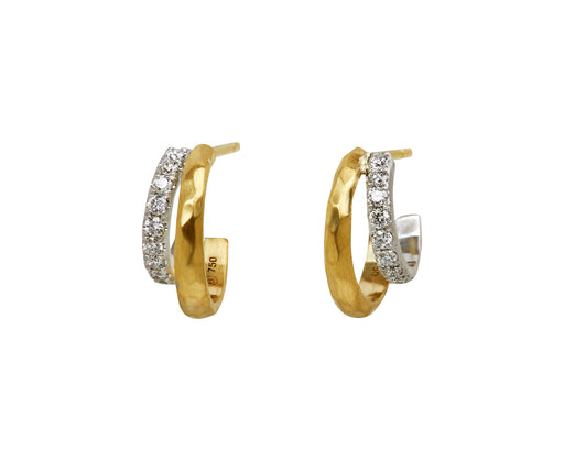 Doubled Diamond Tribute Hoops - TWISTonline 
