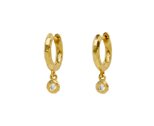 Charmed Micro Diamond Gabby Hoop Earrings