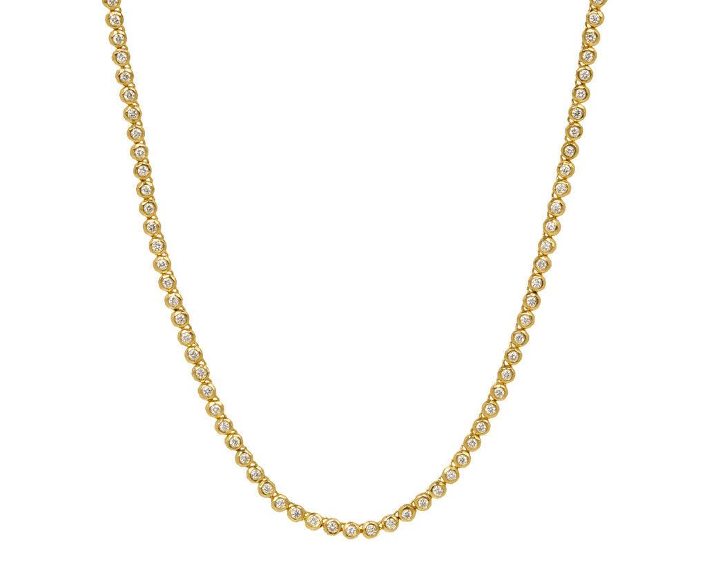 Diamond Gemmed Tennis Necklace - TWISTonline 