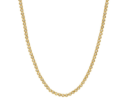 Diamond Gemmed Tennis Necklace - TWISTonline 