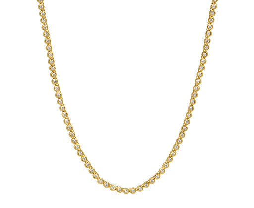 Diamond Gemmed Tennis Necklace - TWISTonline 