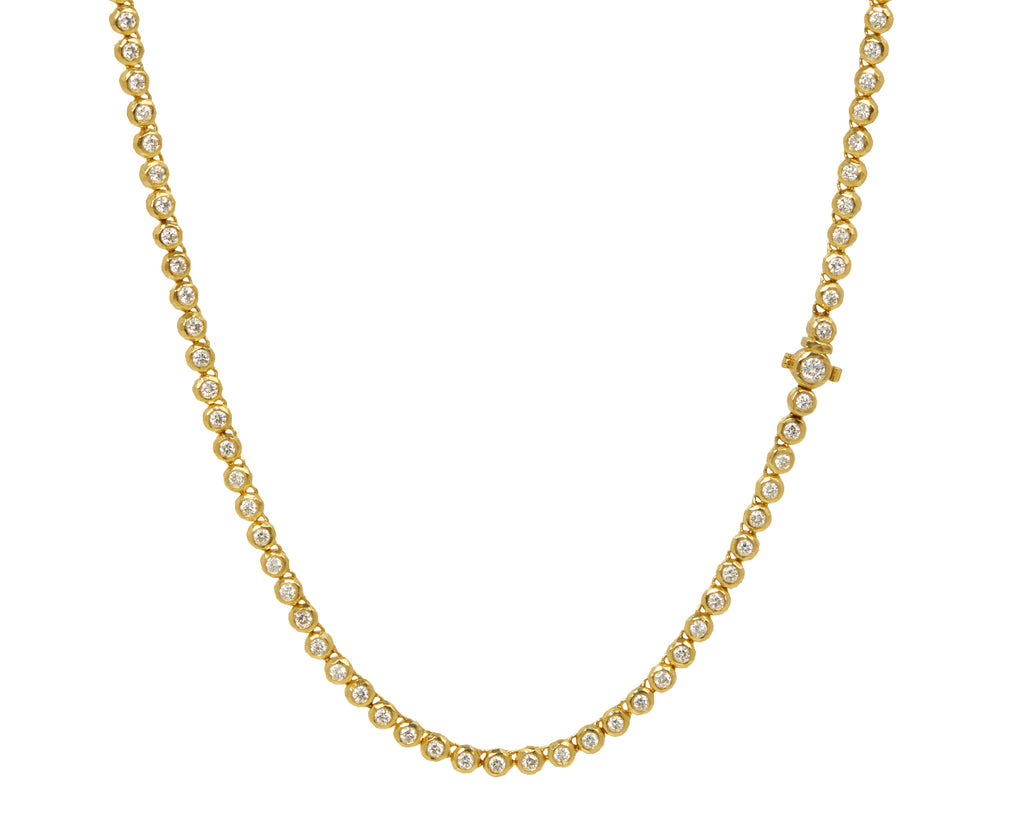 Diamond Gemmed Tennis Necklace - TWISTonline 