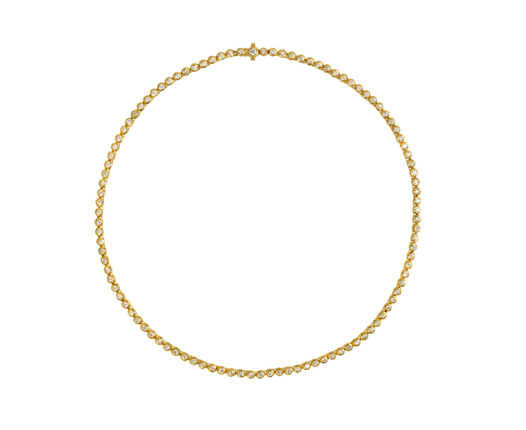Diamond Gemmed Tennis Necklace - TWISTonline 