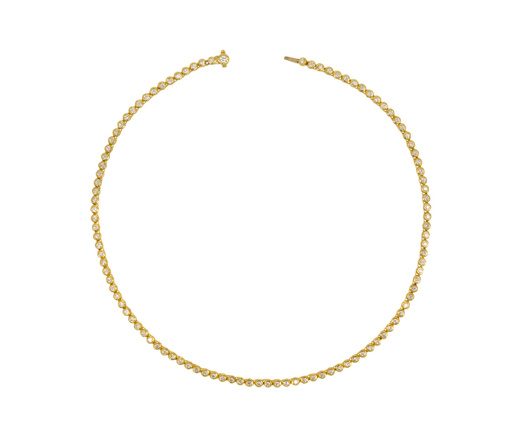 Diamond Gemmed Tennis Necklace - TWISTonline 