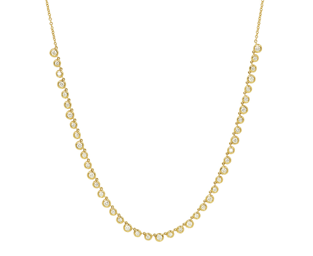 Octavia Elizabeth Diamond Demi Nesting Gem Tennis Necklace