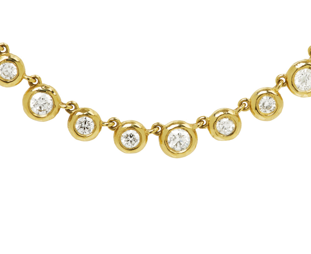 Diamond Demi Nesting Gem Tennis Necklace