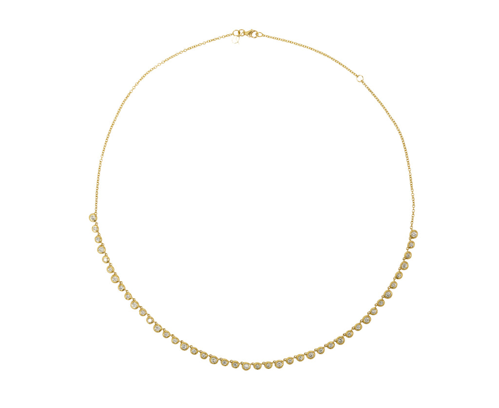 Diamond Demi Nesting Gem Tennis Necklace
