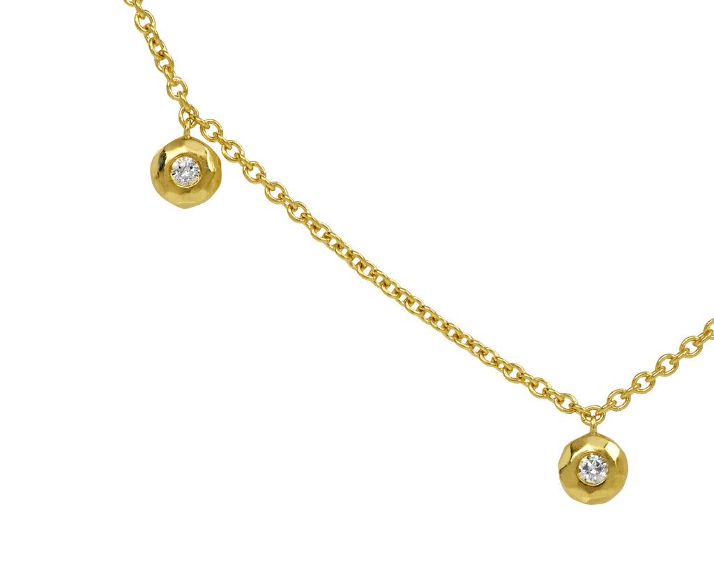 Five Diamond Nesting Gem Necklace
