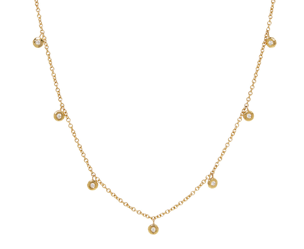 Octavia Elizabeth Diamond Micro Nesting Diamond Eternity Necklace