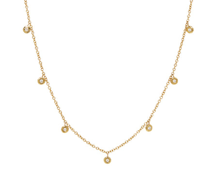 Octavia Elizabeth Diamond Micro Nesting Diamond Eternity Necklace