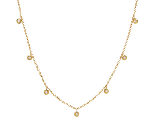 Octavia Elizabeth Diamond Micro Nesting Diamond Eternity Necklace