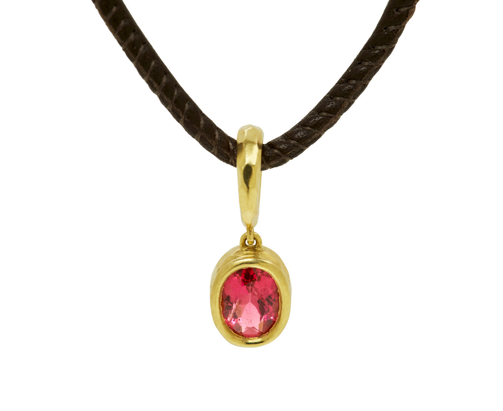 Octavia Elizabeth Hidden Gem Rubellite Pendant Necklace