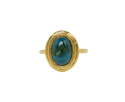 Octavia Elizabeth Allia Blue Tourmaline Ring