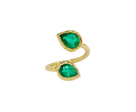 Octavia Elizabeth Moi & Toi Ring Emerald Ring