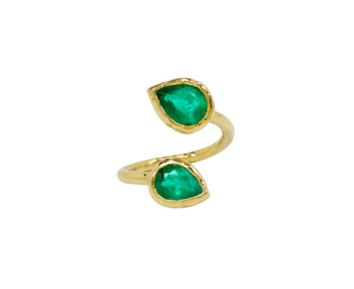 Octavia Elizabeth Moi & Toi Ring Emerald Ring