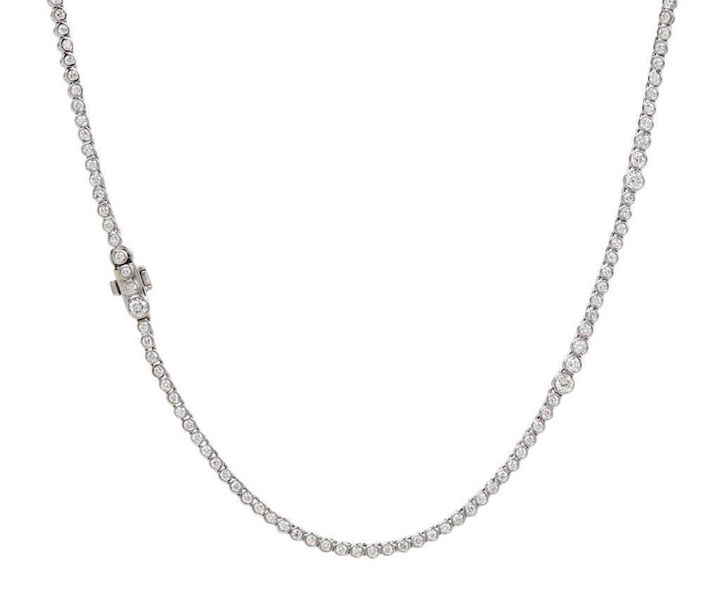 White Gold Diamond Rainsun Necklace