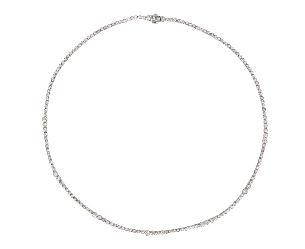 White Gold Diamond Rainsun Necklace
