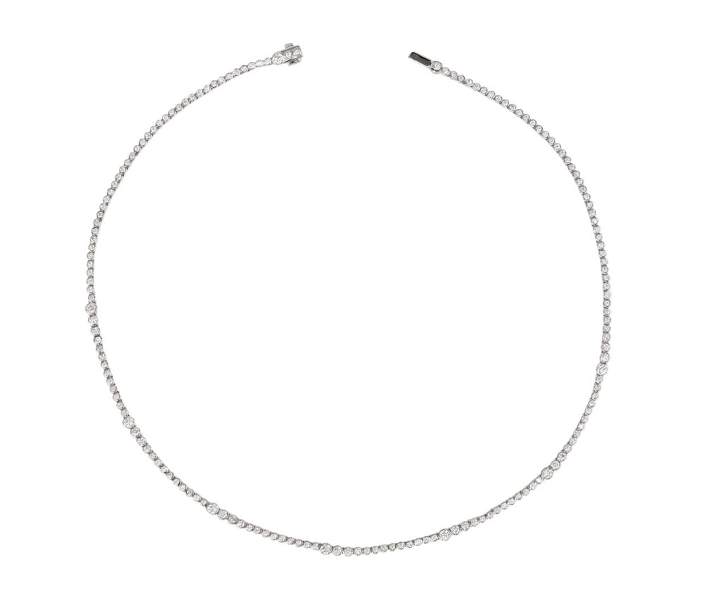 White Gold Diamond Rainsun Necklace