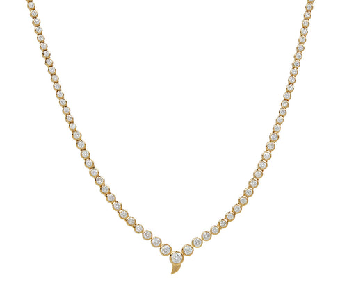 Diamond Zen Tennis Necklace