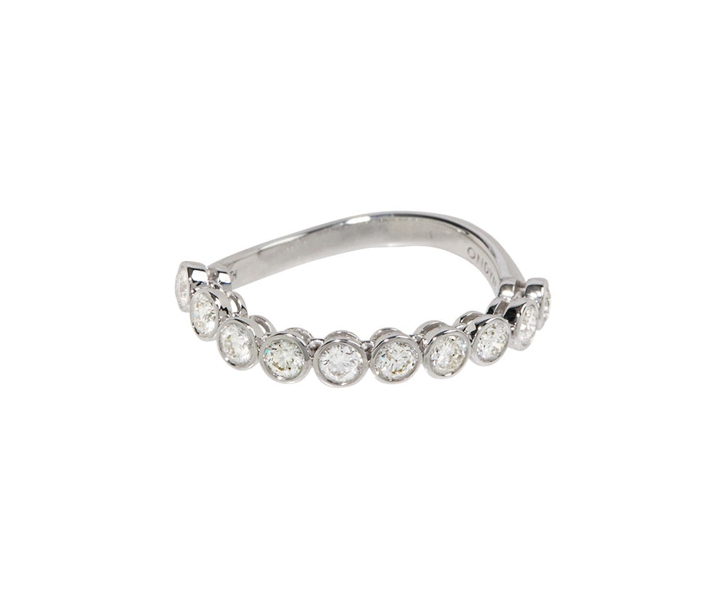 White Gold Medium Diamond Capri Band