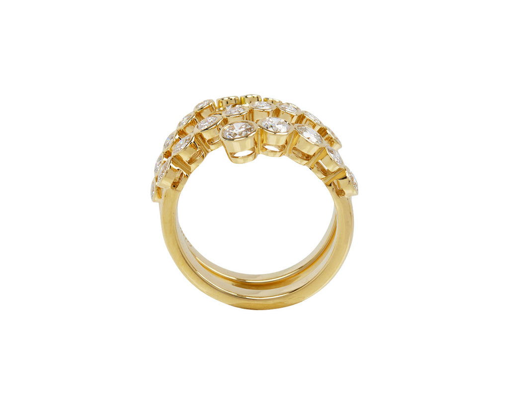 Radiance Diamond Coil Ring