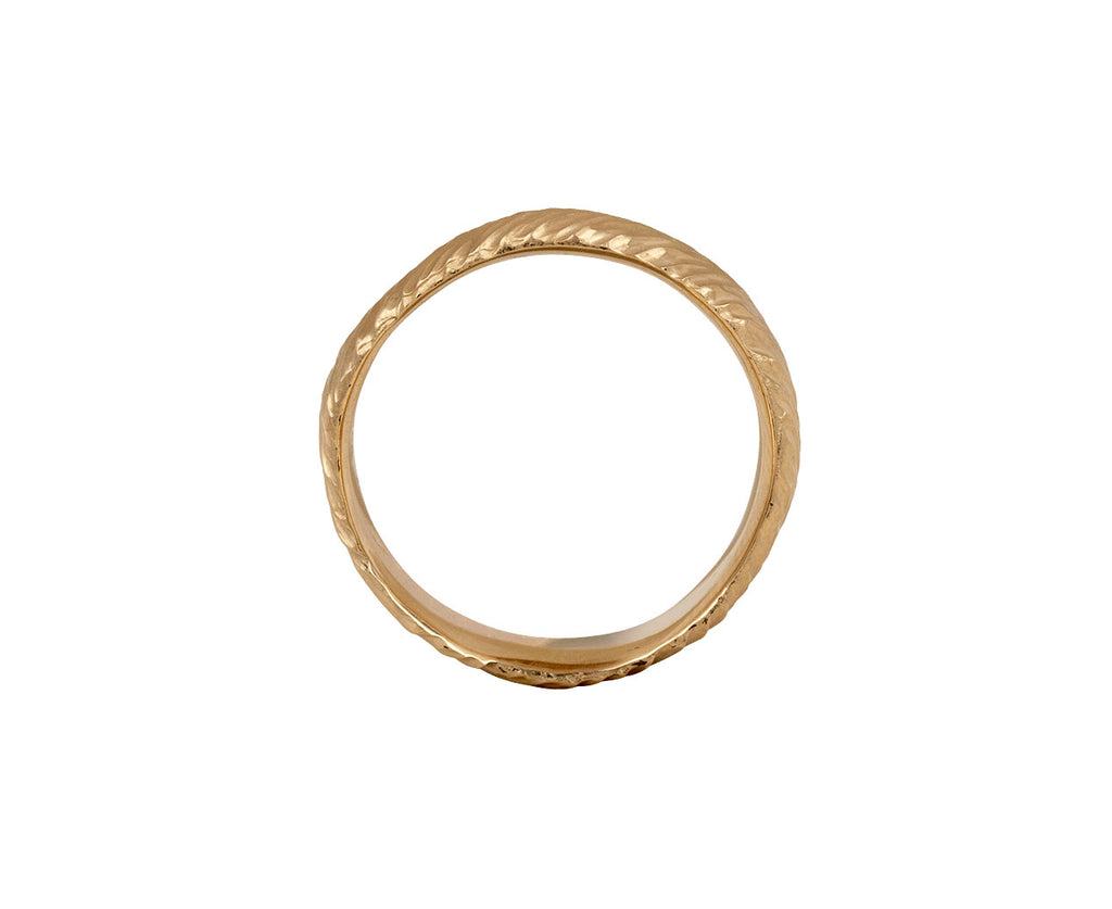 Gold Men's Feather Band