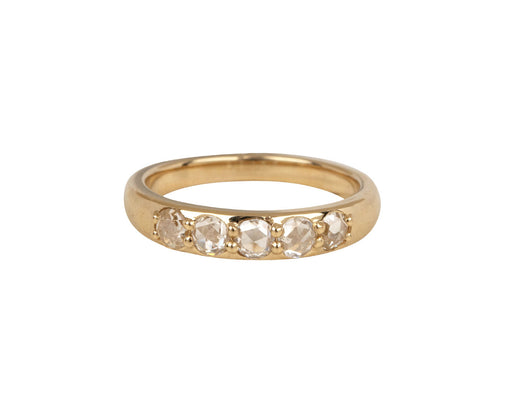 Rose Cut Diamond Fiver Ring