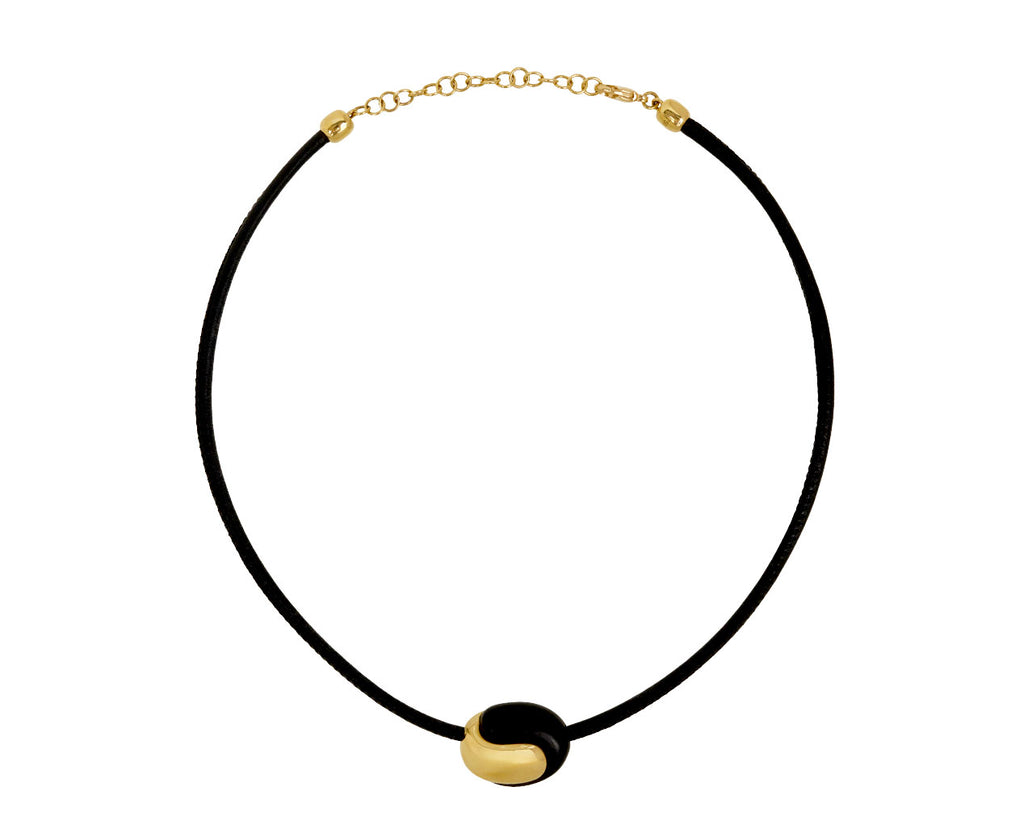 Ebony Wood Holos Hug Necklace