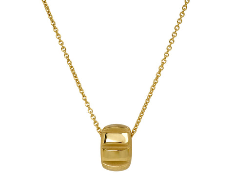 Veda Golden Ring Necklace