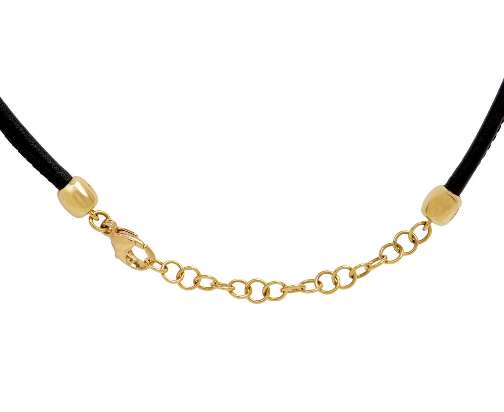 Isla Shield Pendant Leather Cord Necklace