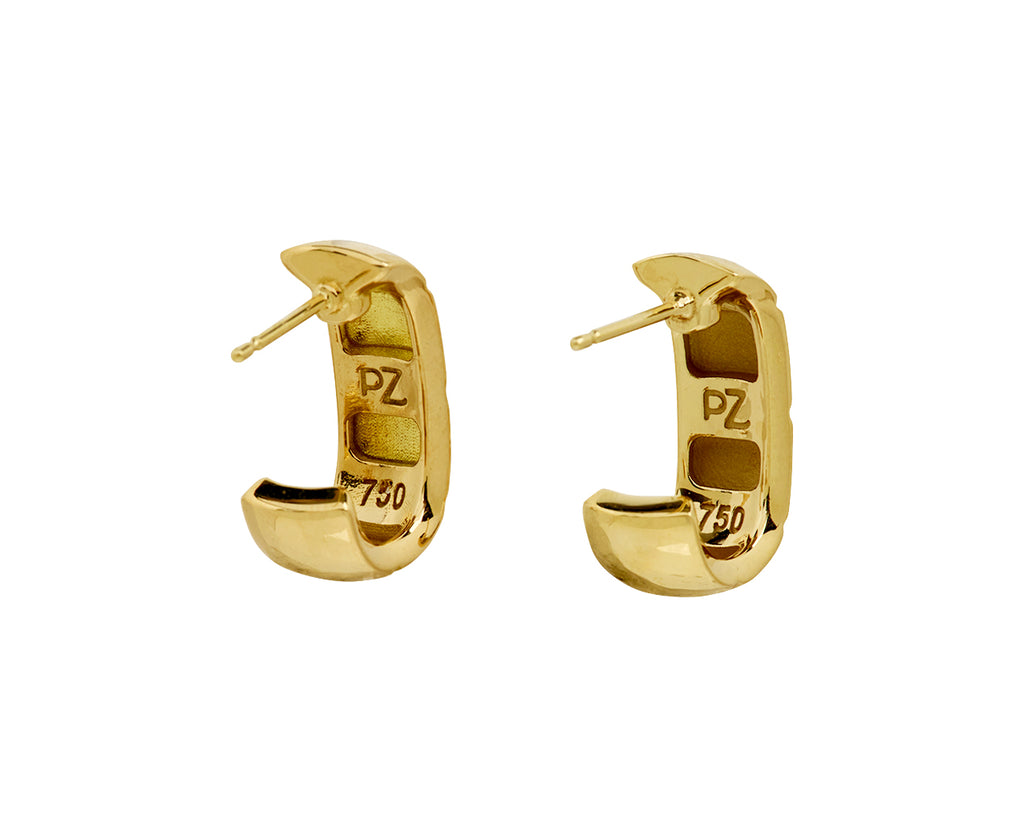 Diamond Veda Squared Hoop Earrings