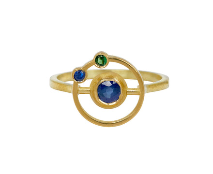 Blue Sapphire Cronus Ring