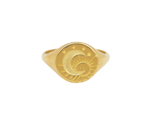 Helios and Selene Ring