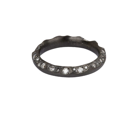 Blackened Eternity Ring
