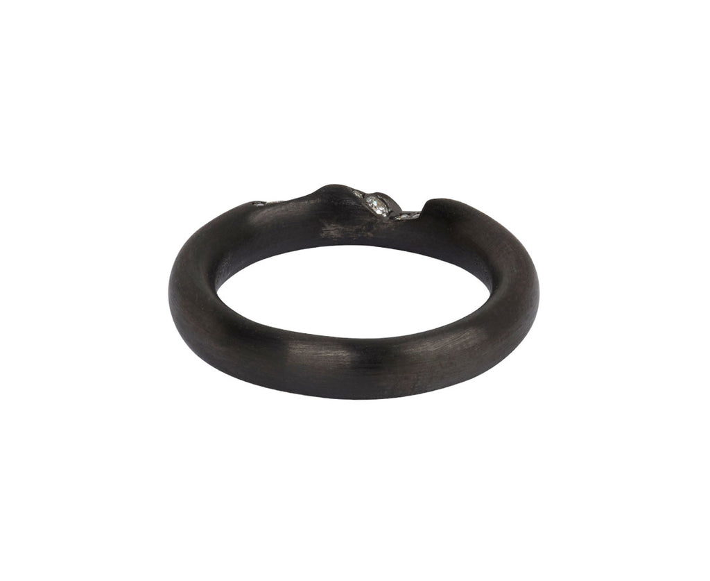 Blackened Quarter Diamond Band