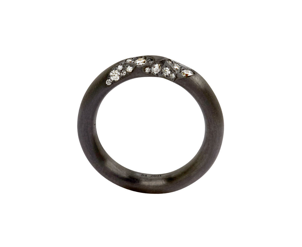 Blackened Quarter Diamond Band