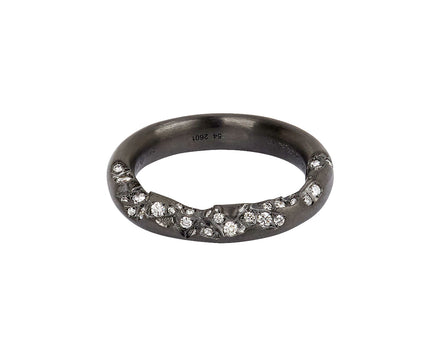 Pen Mane Blackened Demi Diamond Band