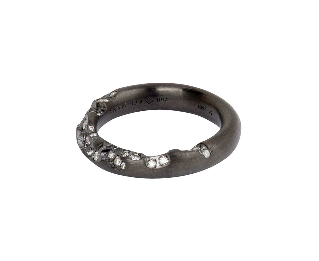 Blackened Demi Diamond Band