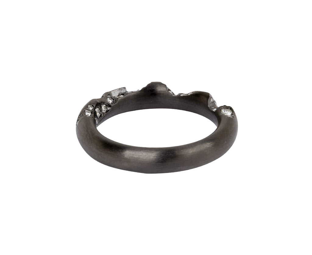 Blackened Demi Diamond Band