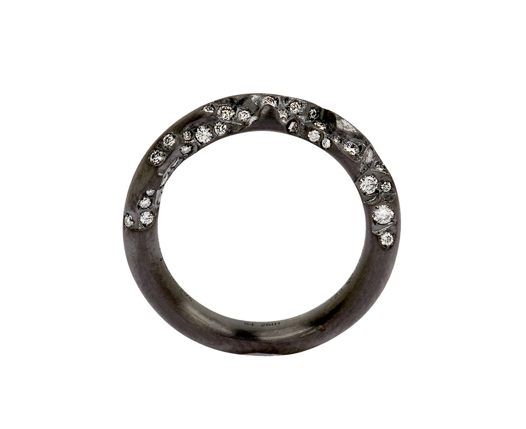 Blackened Demi Diamond Band