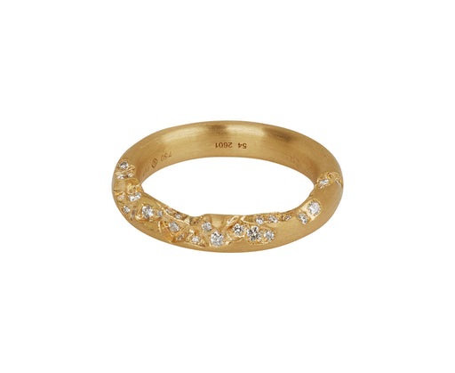 Gold Demi Diamond Band