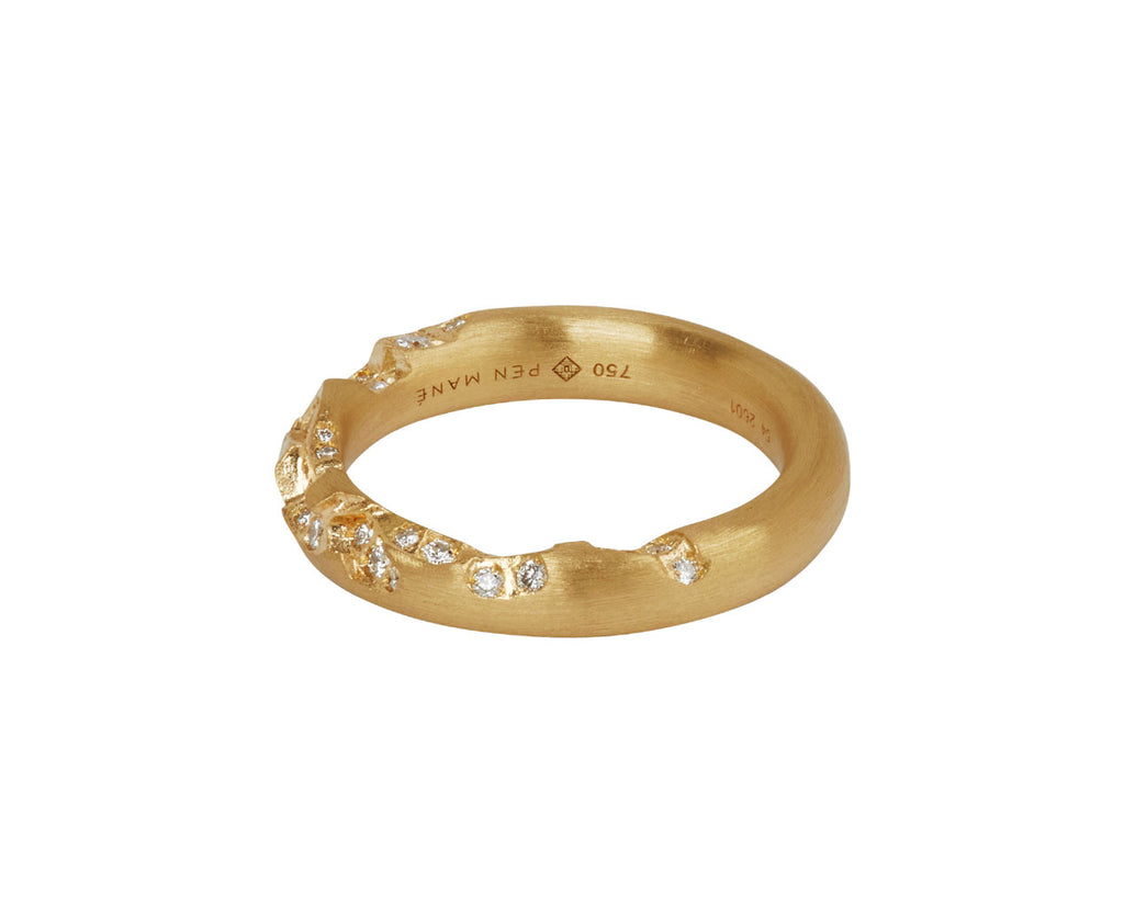 Gold Demi Diamond Band
