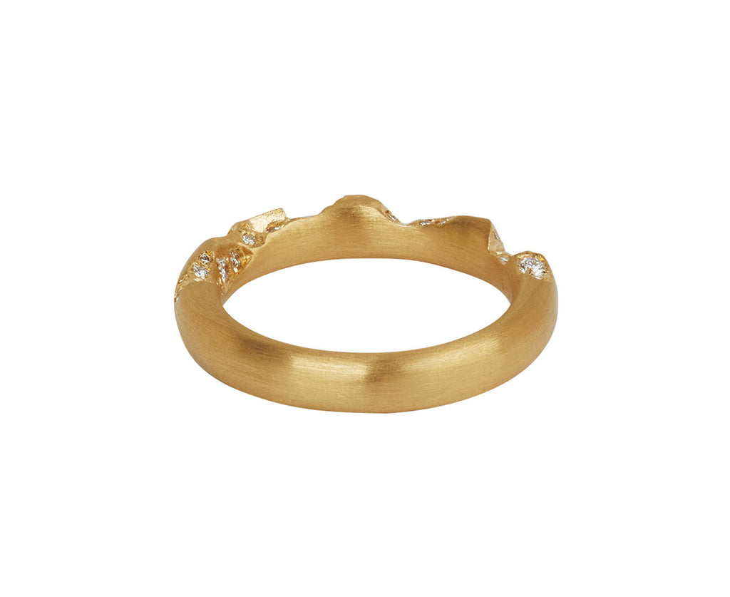 Gold Demi Diamond Band