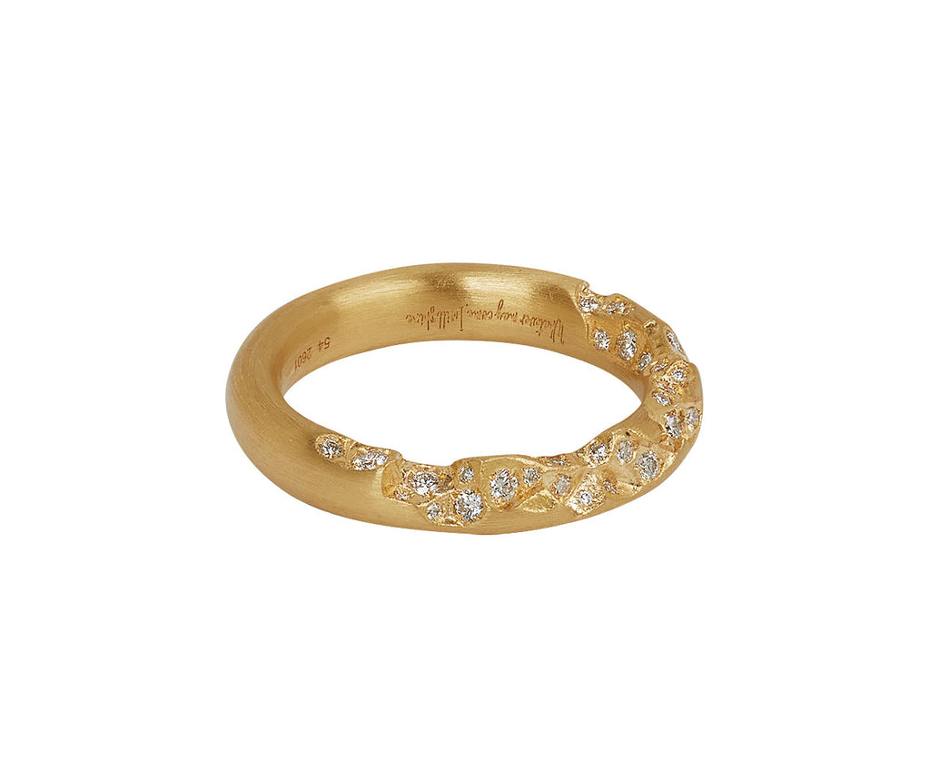 Gold Demi Diamond Band