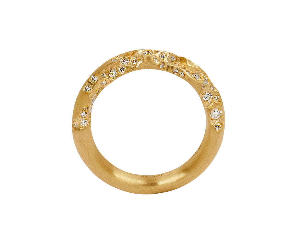 Gold Demi Diamond Band