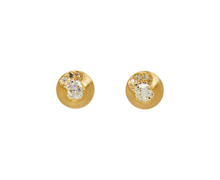 Diamond Flottee Stud Earrings