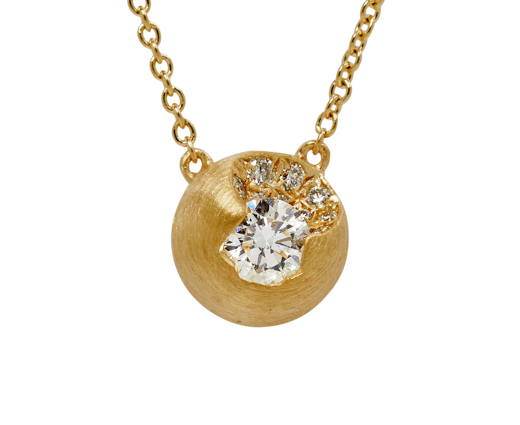 Diamond Sphere Flottee Necklace