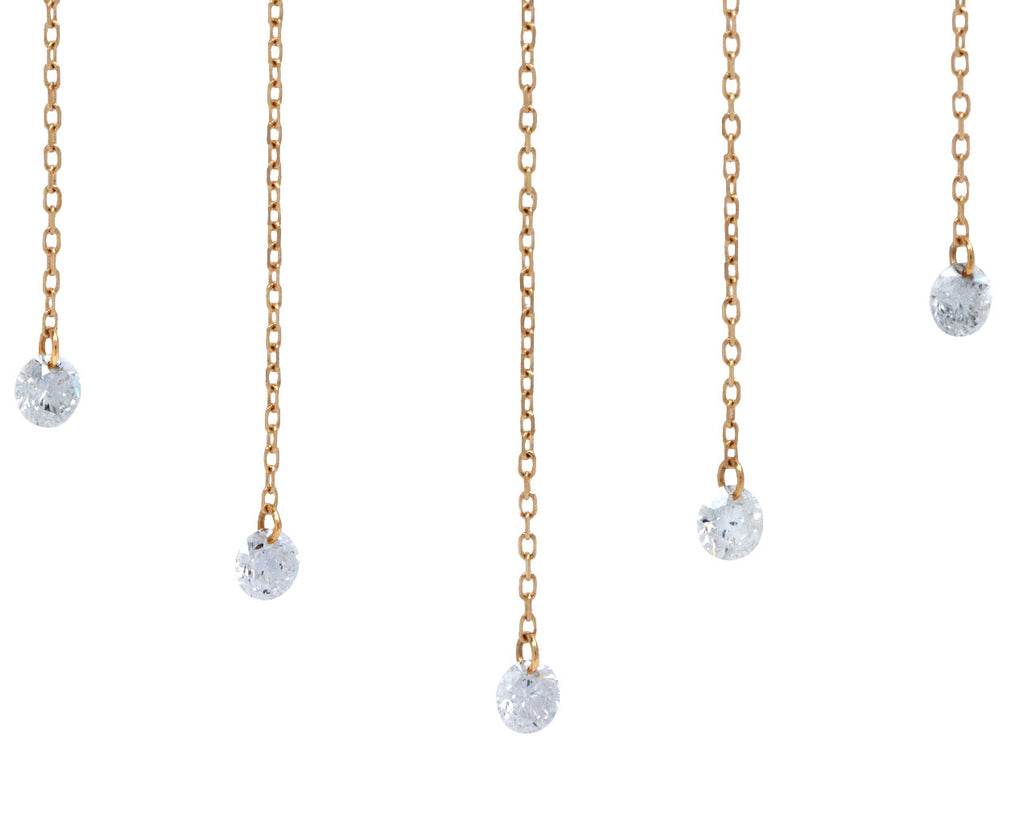 Persée Twenty One Diamond La Foule Fringe Necklace - Detail