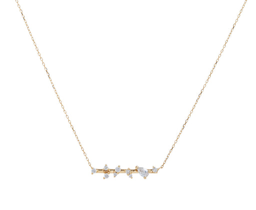 Persée Diamond Bridal Bar Necklace